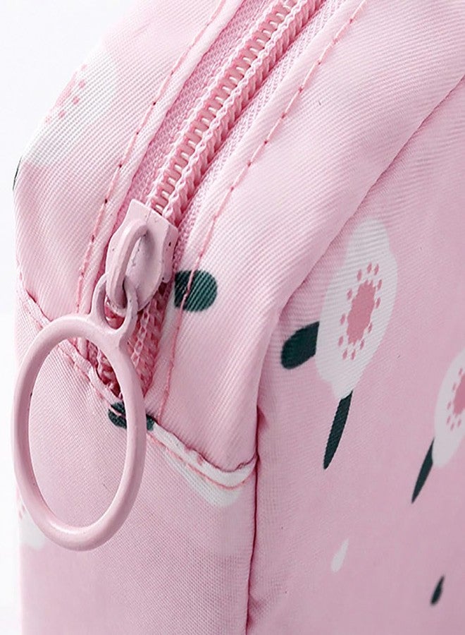 GSHLLO 2 Pcs Sanitary Napkin Storage Bag Tampon Storage Pouch Menstrual Pad Storage Pouch Sanitary Towel Holder Portable Pantyliners Bag with Zipper for Women Teen - Image 5
